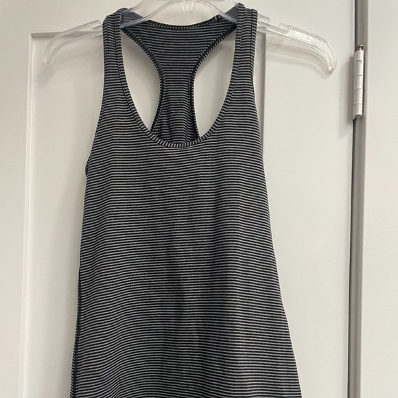 Lululemon Striped tank. Soft and in great condition. - Picture 3 of 5
